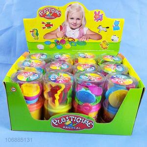 China maker intelligent colorful play dough and clay molds for kids