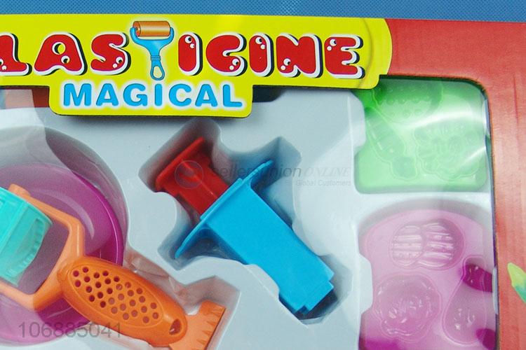 Recent style children educational creative color clay toys with plastic molds