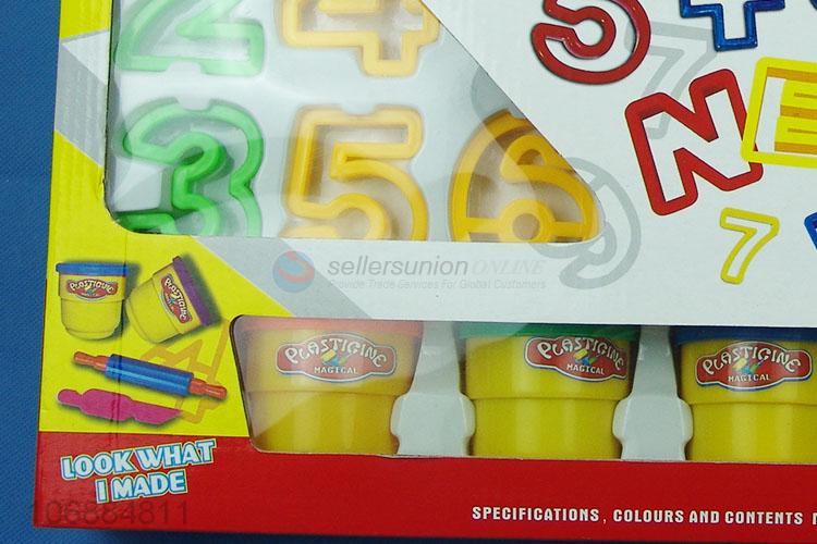 China OEM intelligent colored plasticine play dough molds for children