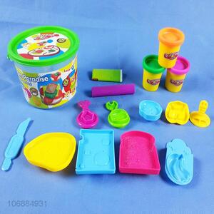 Factory wholesale educational diy colorful plasticine toy and clay molds kit