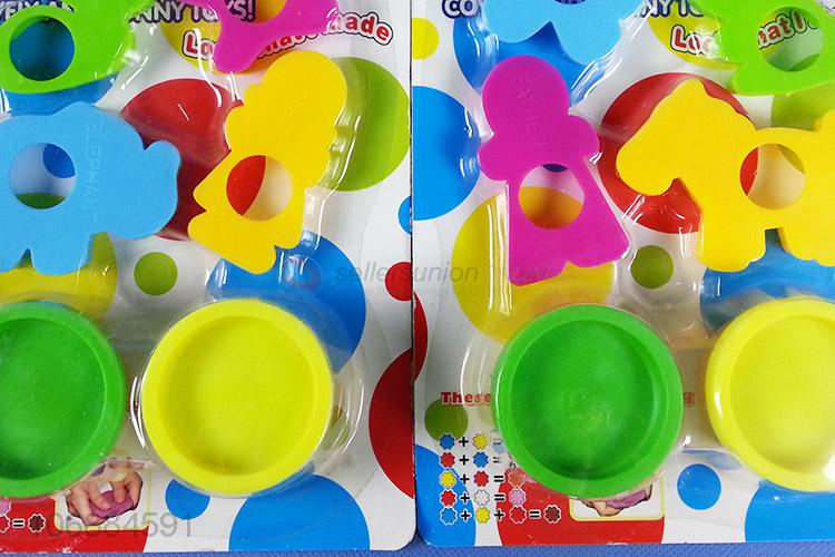 Bottom price non-toxic kids plasticine modeling clay toys with clay tools