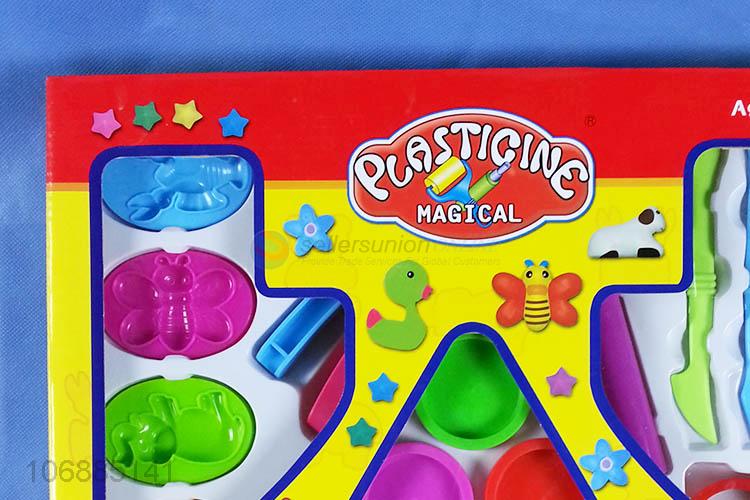 Best sale educational diy colorful plasticine toy and clay molds kit