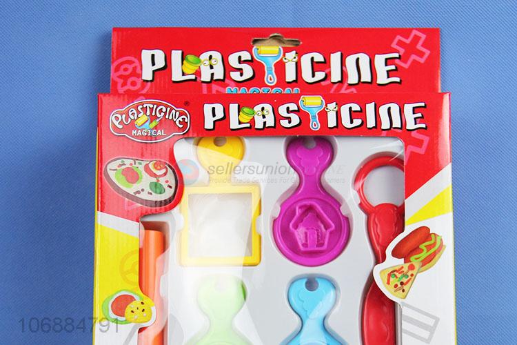 Latest arrival educational diy colorful plasticine toy and clay molds kit