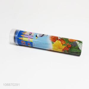 Wholesale hottest 12 pcs color pencil set with pencil sharpener