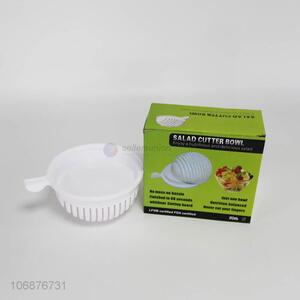 Competitive price plastic salad cutter bowl for kitchen