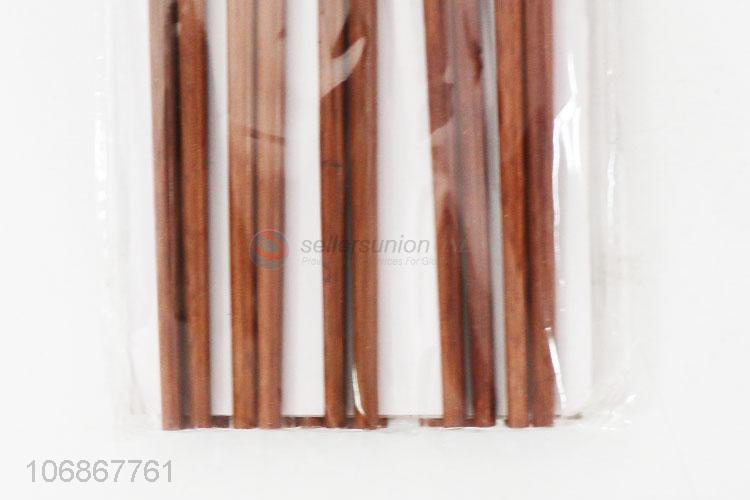 10双装铁木筷子