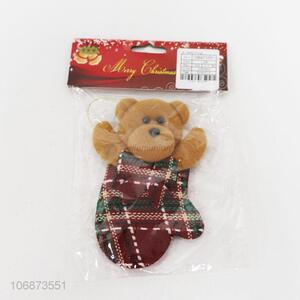 Wholesale Cute Bear Christmas Hanging Ornament