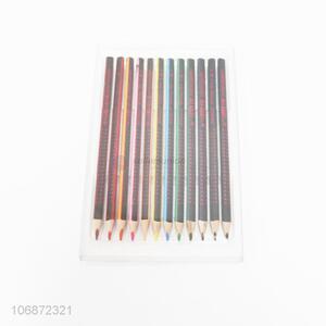 Best Selling 12 Pieces Trilateral Color Pencils