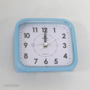 Factory price square pp material quartz alarm clock for home use