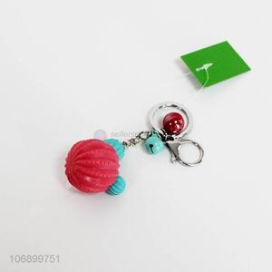 Promotional products colorful plastic fruit shaped key chain