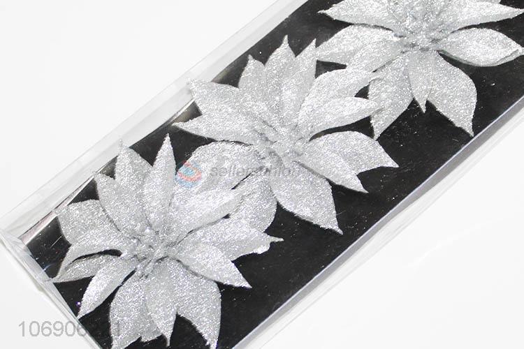 5PC圣诞花带夹子