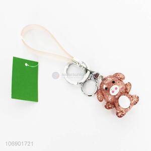 Custom metal keychains cartoon pig key chains for promotion