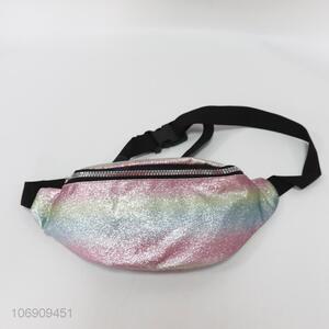 Wholesale fashion colorful glitter waist bag for women