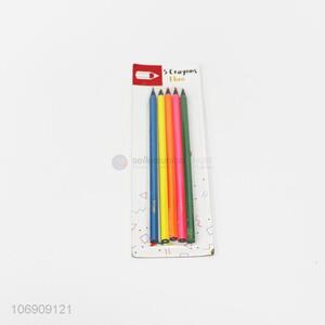 Factory Wholesale Natural Wooden Coloured Pencil 5 Color Pencils Set
