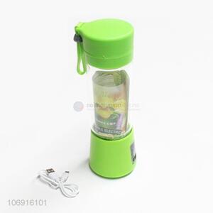 Competitive price portable double-click type electric juicer cup usb blender with 4pcs blades