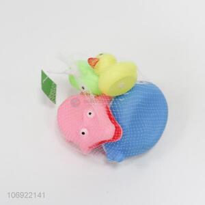 Hot sale colorful vinyl animal toy set kids bath toys