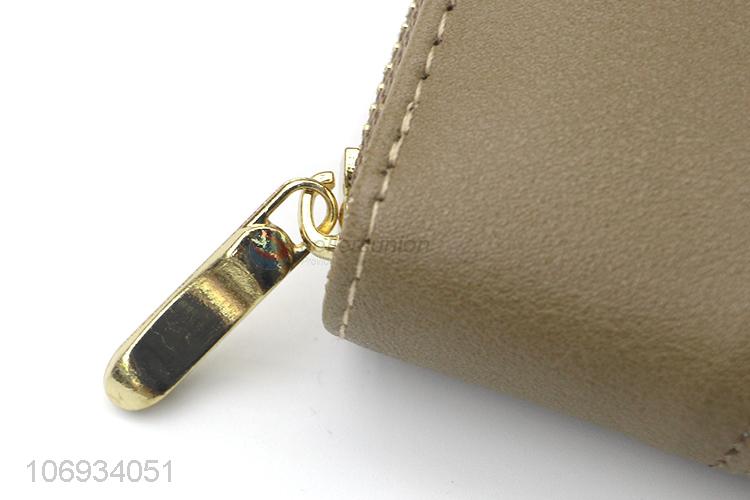 Good Sale Fashion Women Zipper Long Wallets Ladies Card Holder