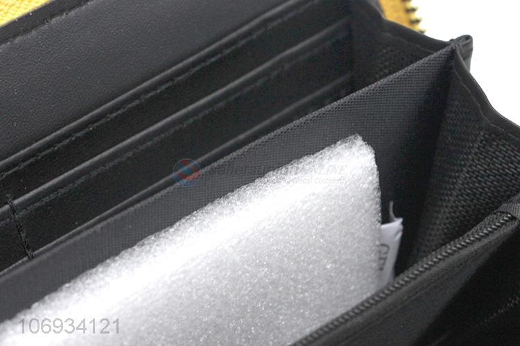 New Design Fashion Ladies Zipper Wallet Leather Long Purse