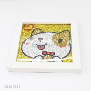 Suitable Price Animal Dog Pattern Kids Diy Diamond Mosaic Painting Kit With Frame