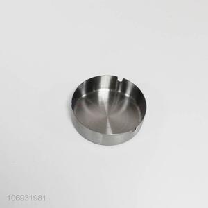Promotional durable indoor round stainless steel ashtray