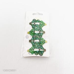 Popular Christmas Tree Shape Hairpin Cute Hair Clip