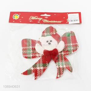 Beautiful design Christmas bowknot hanging ornaments festival decorations