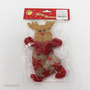 Custom logo Christmas reindeer pendant festival decorations