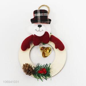Low price hanging Christmas bear ornaments festival decorations