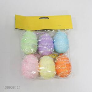 Promotional products Easter decoration supplies 6pcs foam eggs