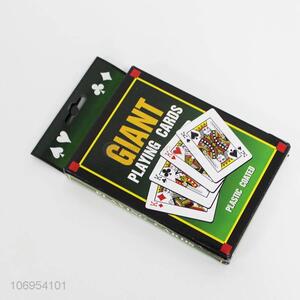 Cheap and good quality plastic coated giant playing cards