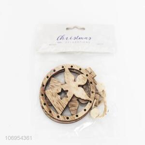 New Christmas Ornaments Xmas Angel Wooden Pendant For House Decor