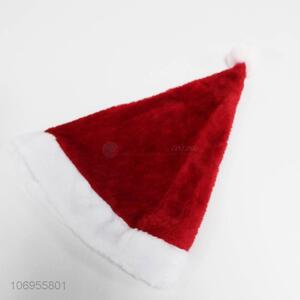 Hot sale Christmas supplies soft flannel Christmas hat