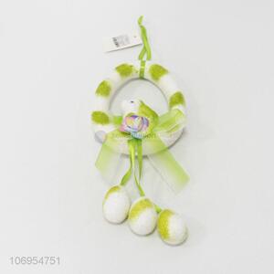 Fashion Design Foam Wreath Easter Hanging Decoration