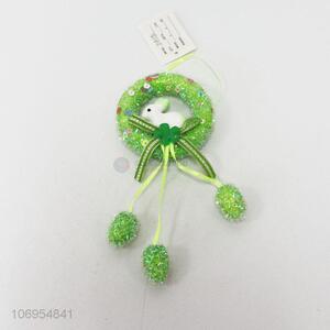 Best Price Green Easter Decoration Foam Wreath