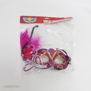 New Style Natural Feather Mask For Party Decoration