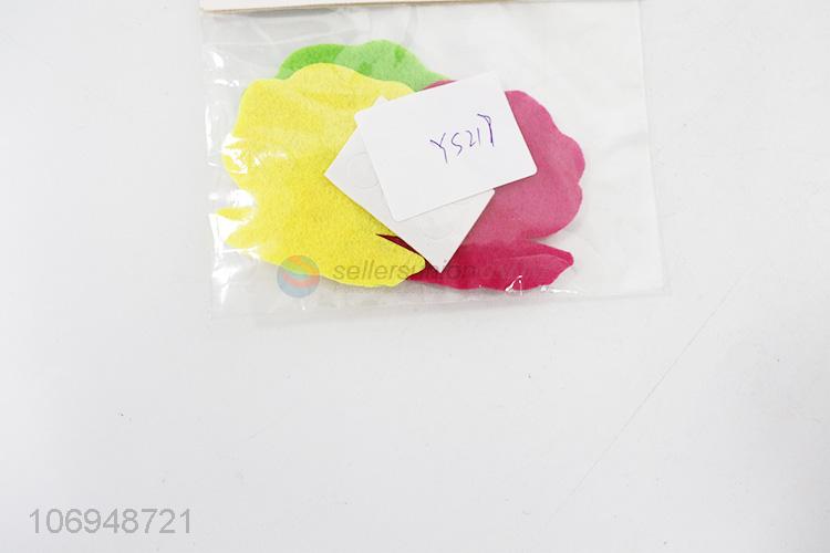 Wholesale shell style diy felt cloth patch for garment decoration