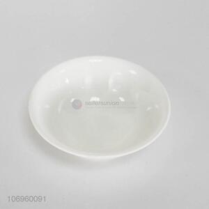 Wholesale cheap porcelain salad bowl white ceramic bowl