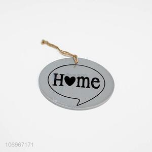 Wholesale price home decoration hanging wooden door plate