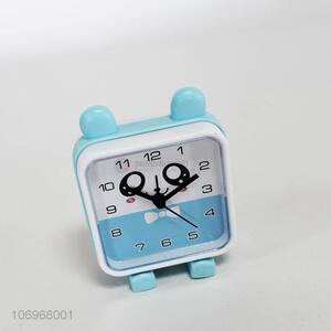 Cartoon design battery powered quartz alarm clock