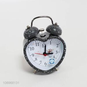 Wholesale luxury heart shape alarm clock for students