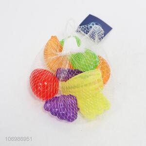 Wholesale reusable plastic fruit shape ice cube for wine cooling