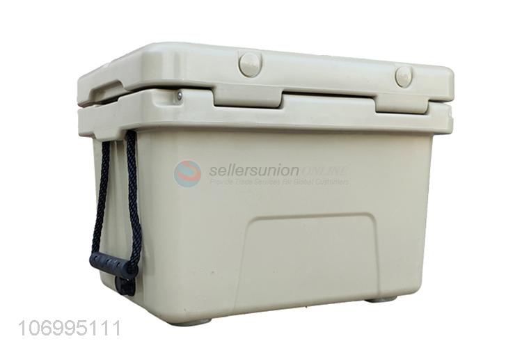 Hot sale 25L food grade enviromental material insulated box cooler box