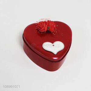 Factory Direct Sale Heart Gift Tin Metal Candy Box Gift Box