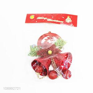 Hot Sale Door Handle Red Bell Christmas Pendant Festival Decorations
