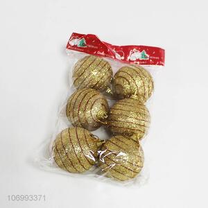 Wholesale 6 Pieces Plastic Christmas Bell For Decoration