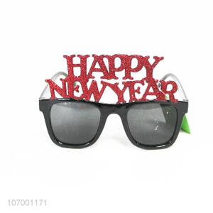 Cool Design New Year Decorative Glasses Plastic Patch