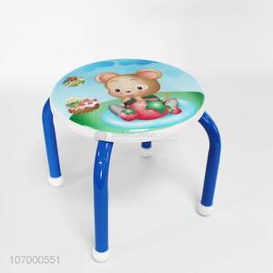 Factory price cute cartoon baby metal foot stool