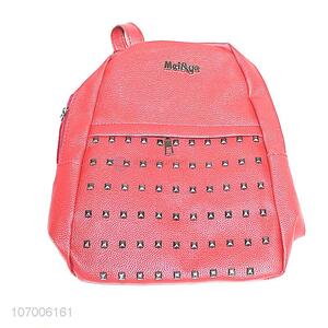 New Product PU Leather Casual Rucksack Women Backpack