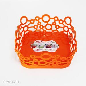 Wholesale modern design plastic storage basket vegetable basket