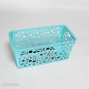 Recent style modern hollowed out plastic storage basket